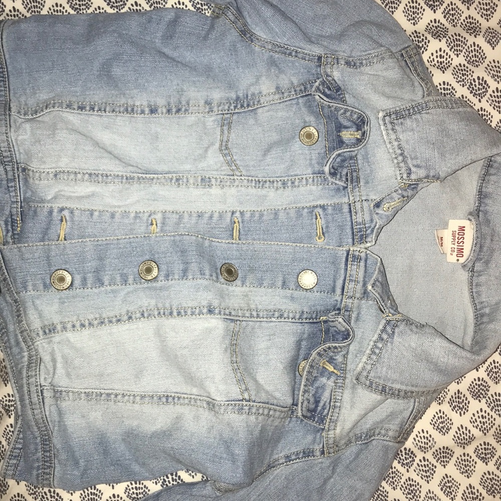 White wash jean jacket